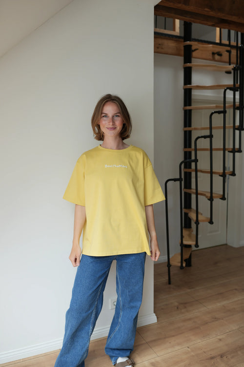 Miles T-Shirt Retro-Gelb