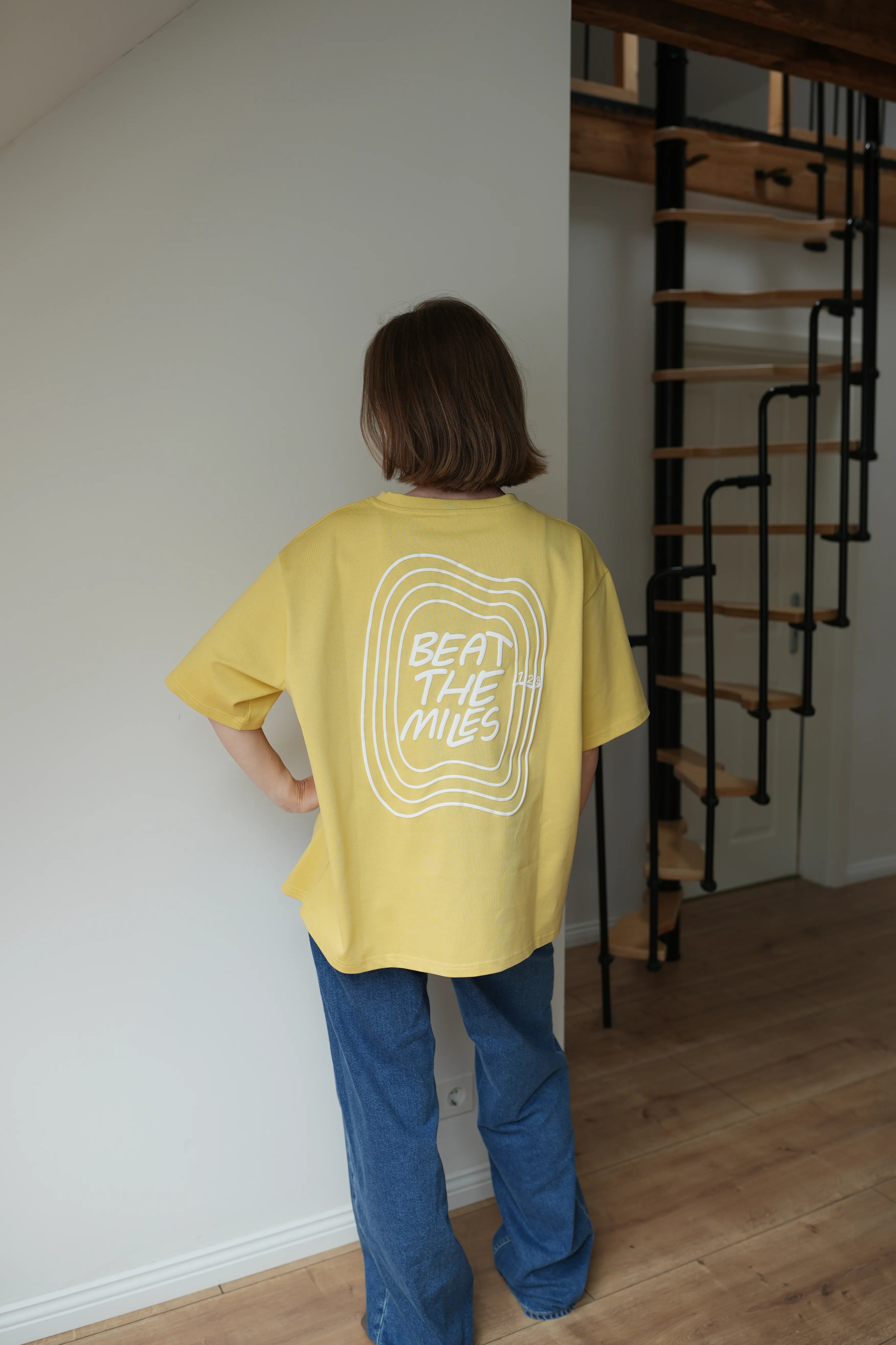 Miles T-Shirt Retro-Gelb